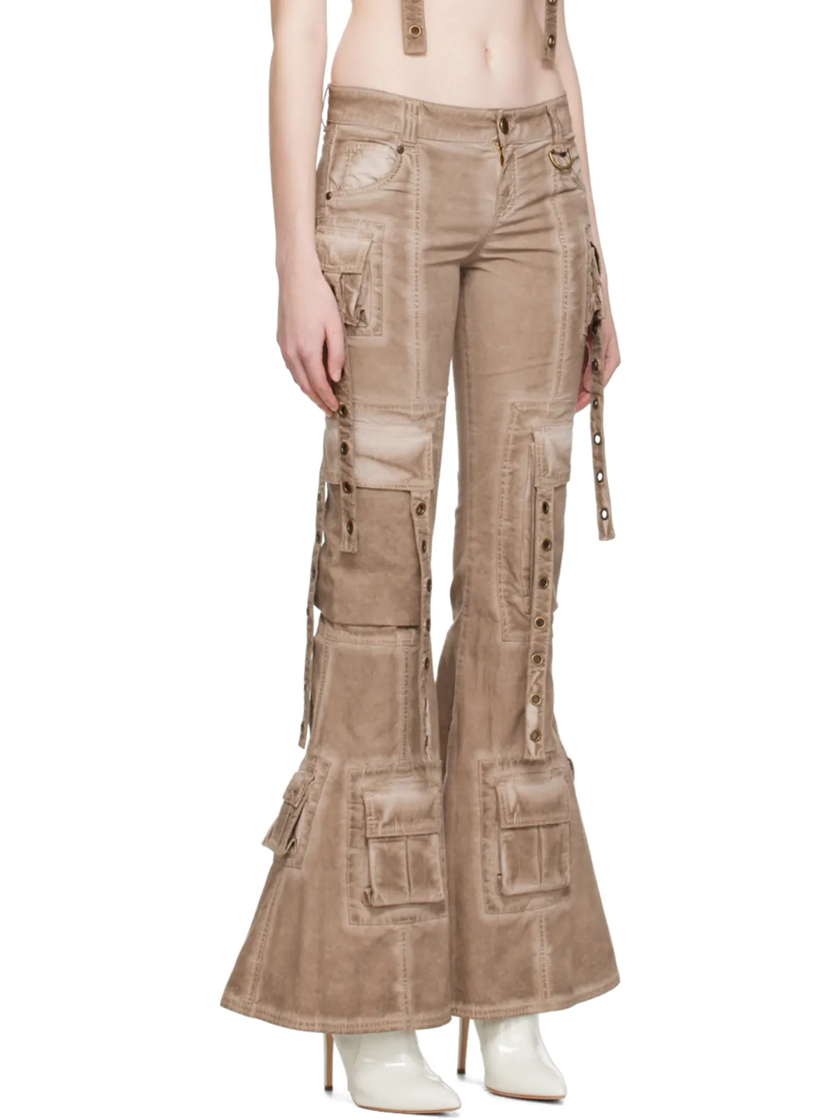 Blumarine ストラップ トラウザーズ - 画像2