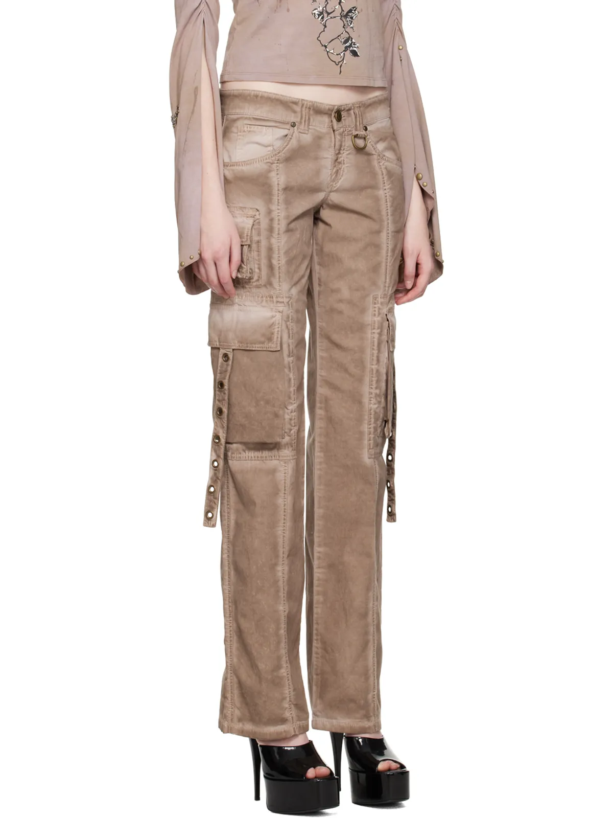 Blumarine アイレット トラウザーズ - 画像2
