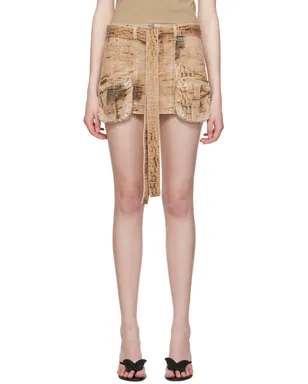 Blumarine カーゴ デニム ミニスカート - サムネイル1