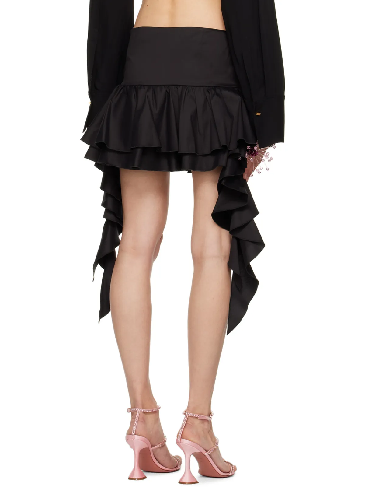 Blumarine ラッフル ミニスカート - 画像3