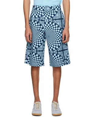 BLUEMARBLE Folk Checkerboard ショートパンツ - サムネイル1