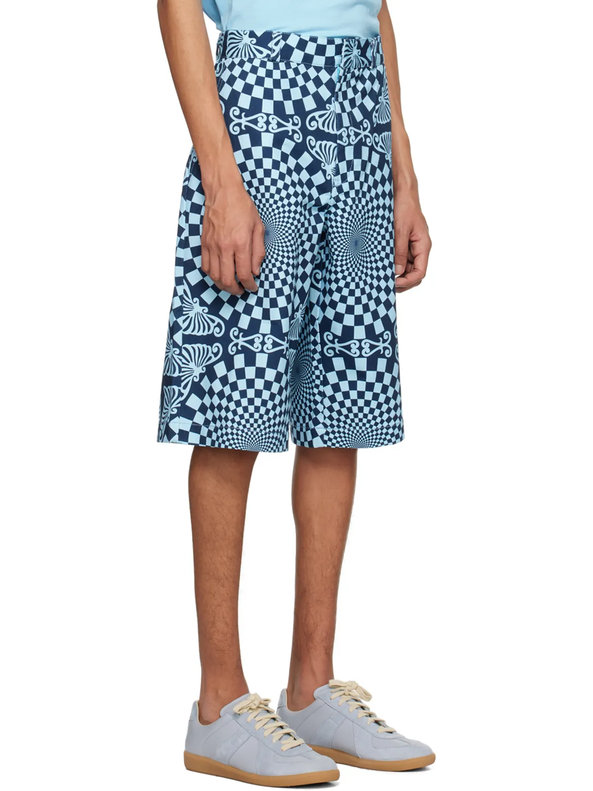 BLUEMARBLE Folk Checkerboard ショートパンツ - 画像2