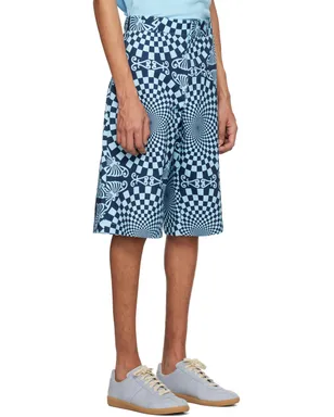 BLUEMARBLE Folk Checkerboard ショートパンツ - サムネイル2