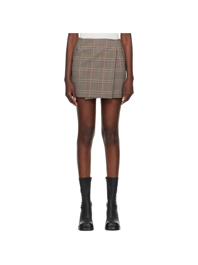 Sportmax Sportmax グレンプレイド ミニスカートの商品画像