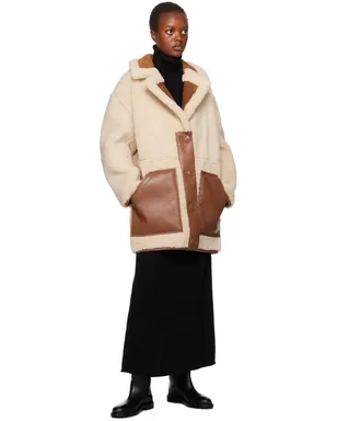 Stand Studio Tory フェイクシアリング ジャケット - サムネイル4