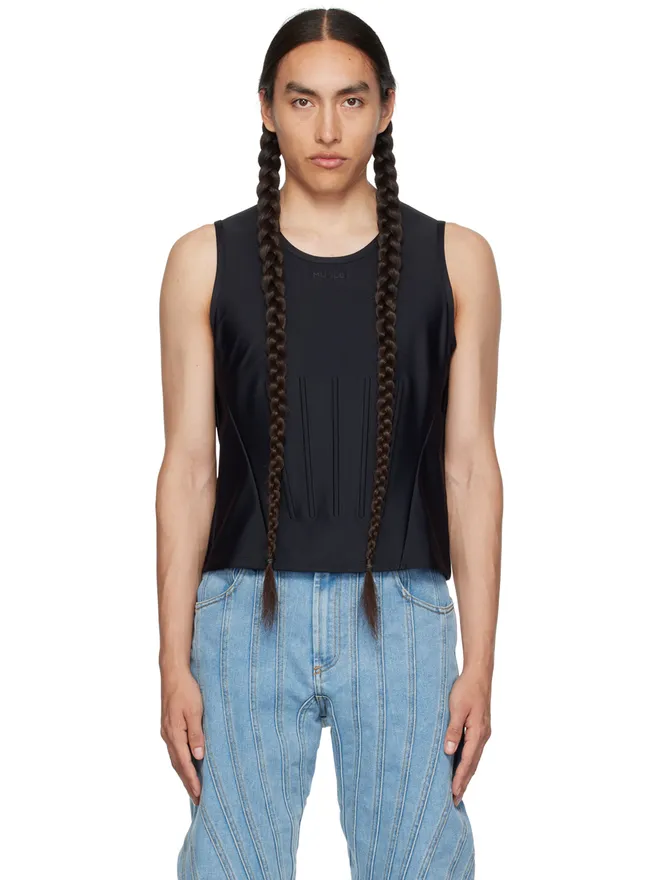 Mugler Mugler エンボスロゴ タンクトップの商品画像
