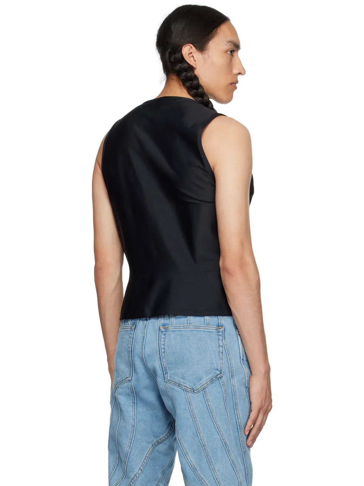 Mugler エンボスロゴ タンクトップ - 画像3