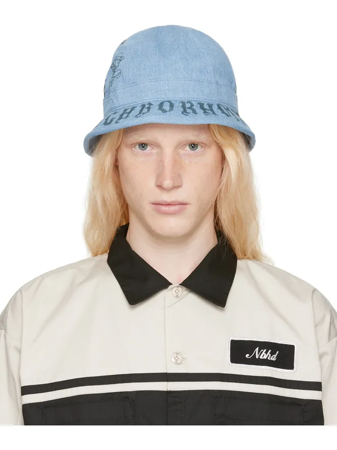Neighborhood Neighborhood フェードデニム Ball バケットハットの商品画像