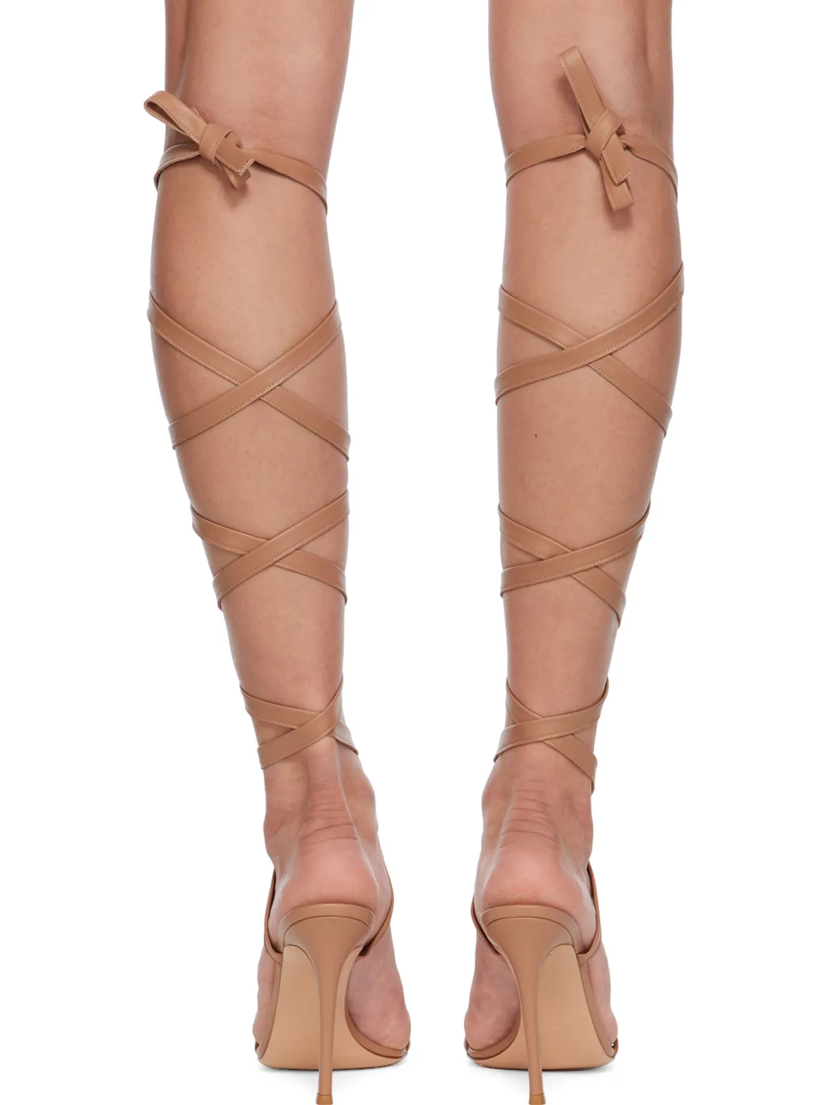 Gianvito Rossi SSENSE限定 Borneo ヒールサンダル - 画像2