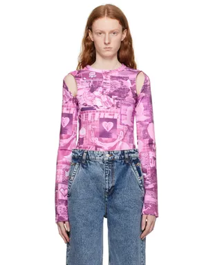 Moschino Jeans グラフィック ボディスーツ - サムネイル1