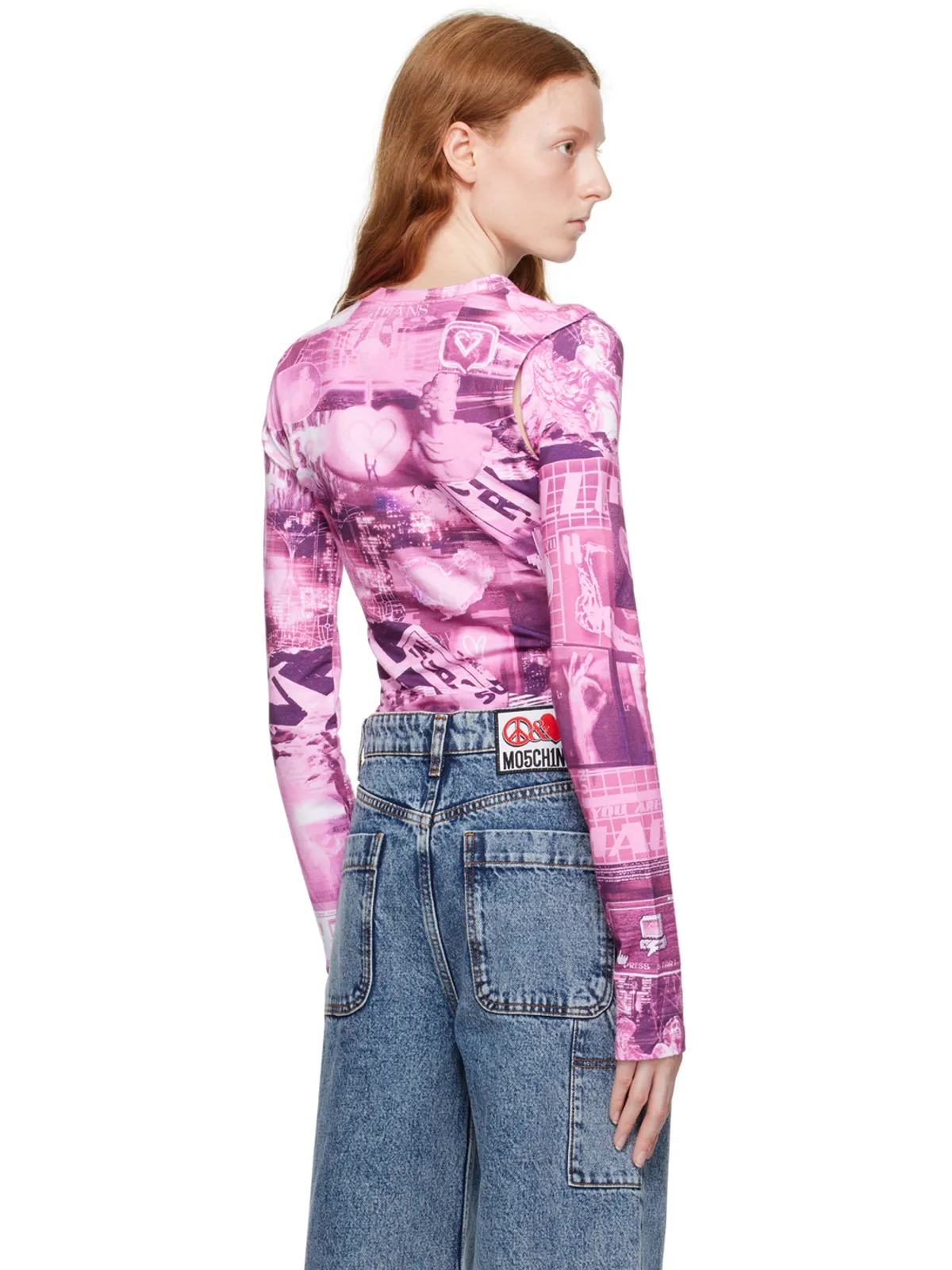 Moschino Jeans グラフィック ボディスーツ - 画像3