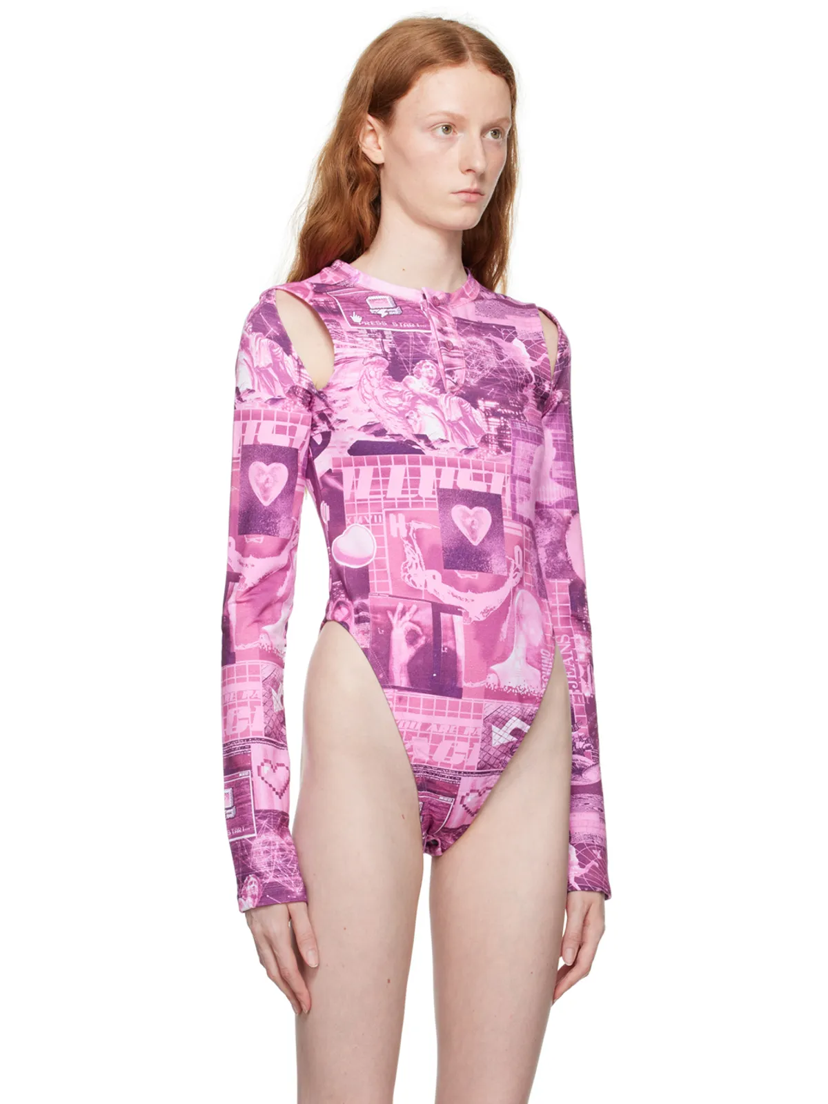 Moschino Jeans グラフィック ボディスーツ - 画像4