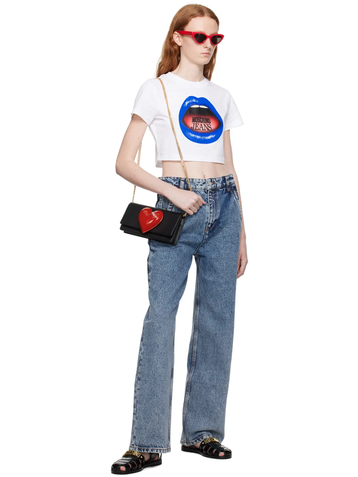 Moschino Jeans グラフィックTシャツ - 画像4
