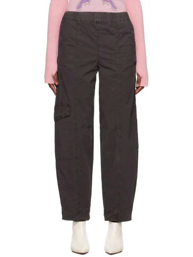Ganni Ganni Curve トラウザーズの商品画像