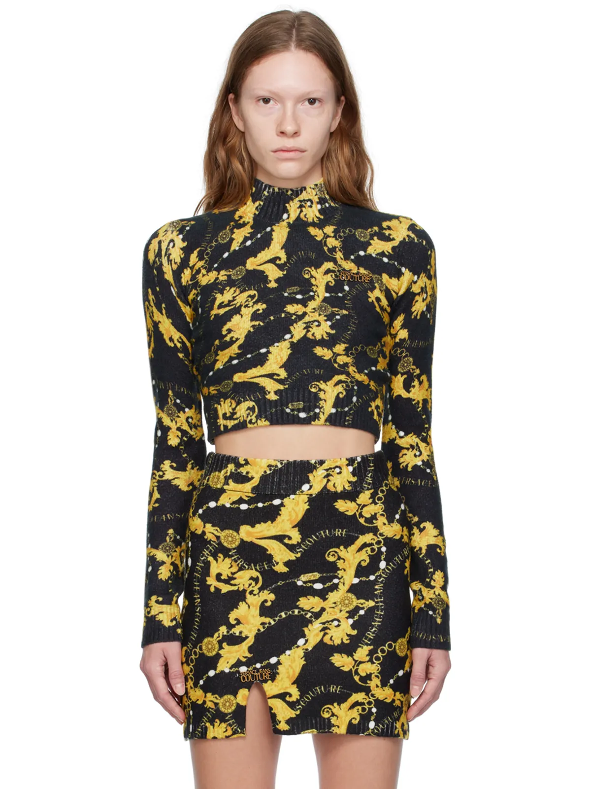 Versace Jeans Couture Chain Couture セーター - 画像1
