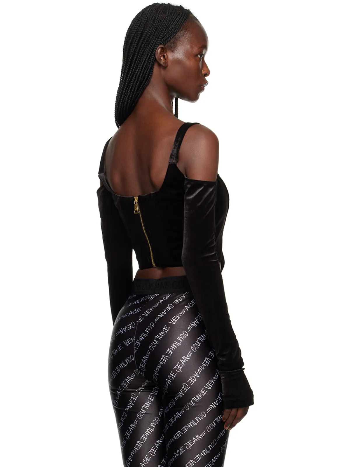 Versace Jeans Couture カットアウト トップス - 画像3
