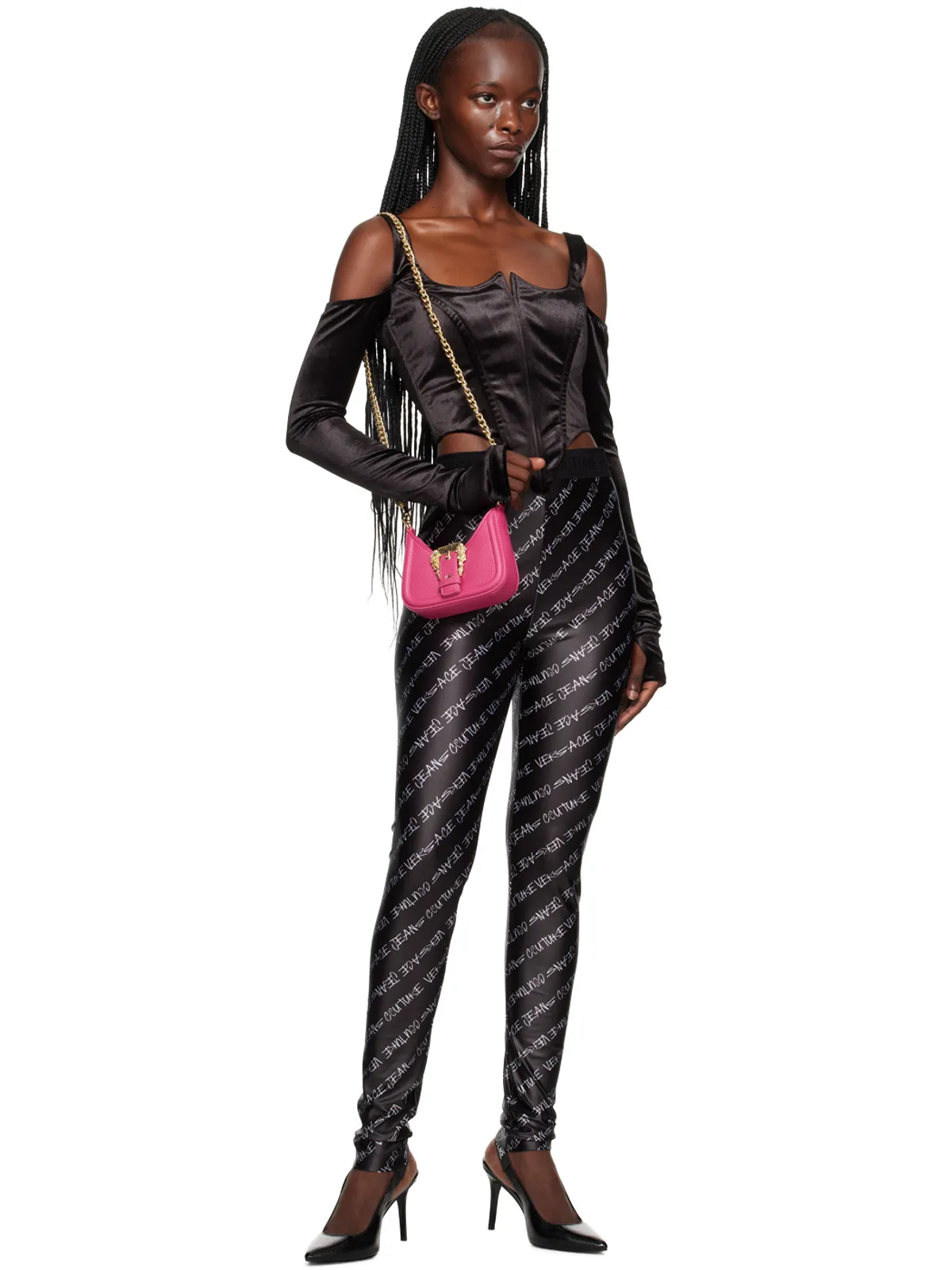 Versace Jeans Couture カットアウト トップス - 画像4