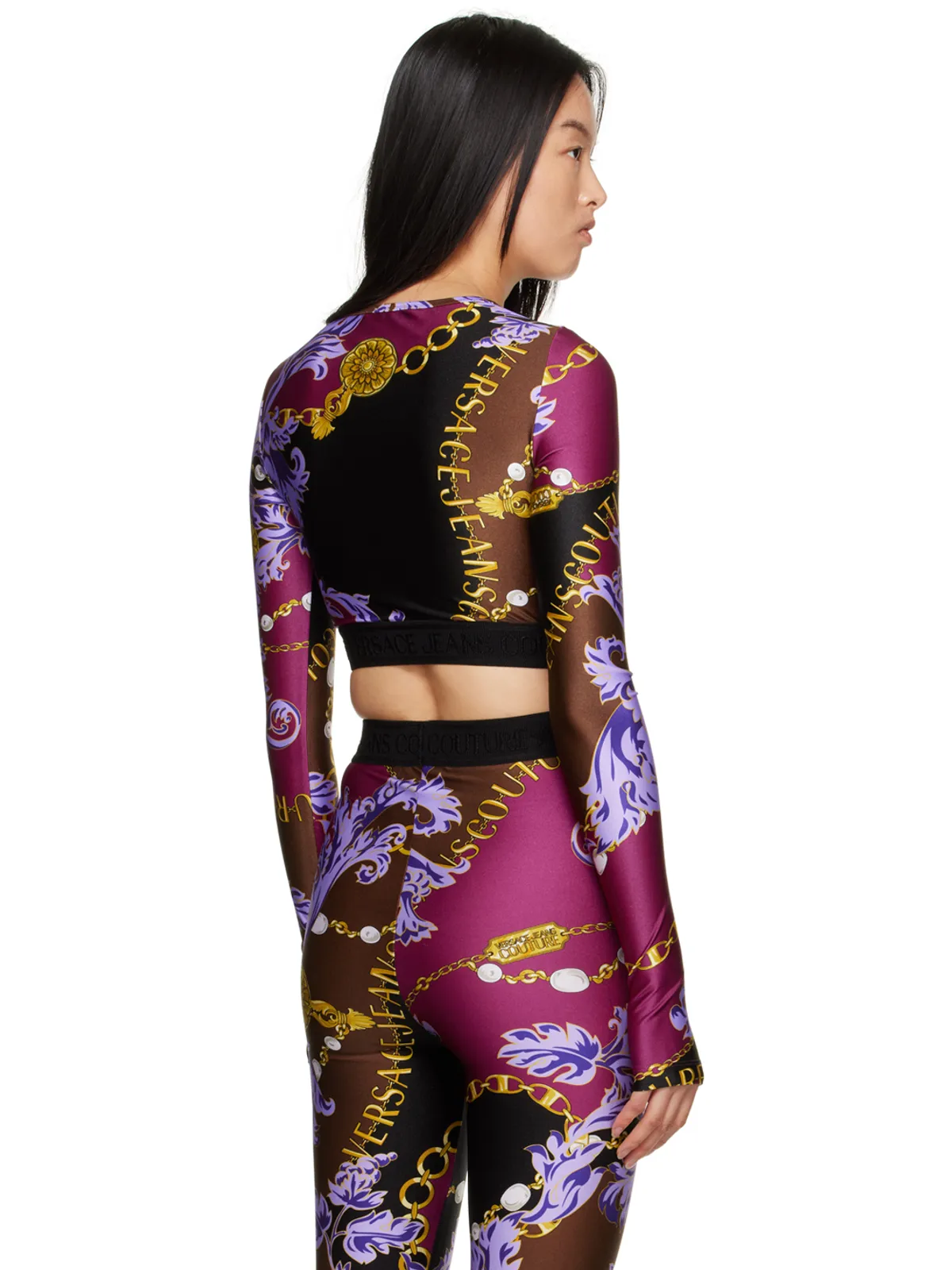 Versace Jeans Couture Chain Couture 長袖トップス - 画像3