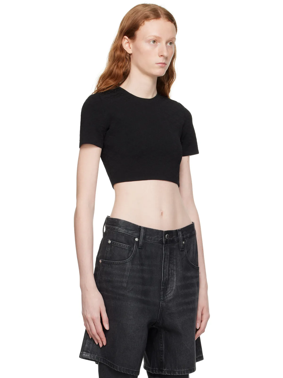 alexanderwang.t クロップド Tシャツ - 画像2