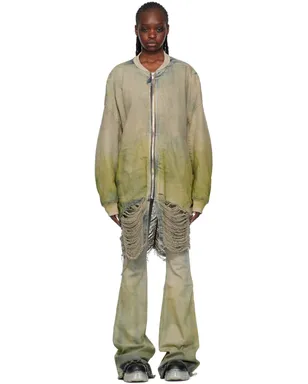 Rick Owens Jumbo Peter デニム ダウン ボンバージャケット - サムネイル1