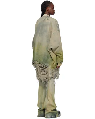 Rick Owens Jumbo Peter デニム ダウン ボンバージャケット - サムネイル3