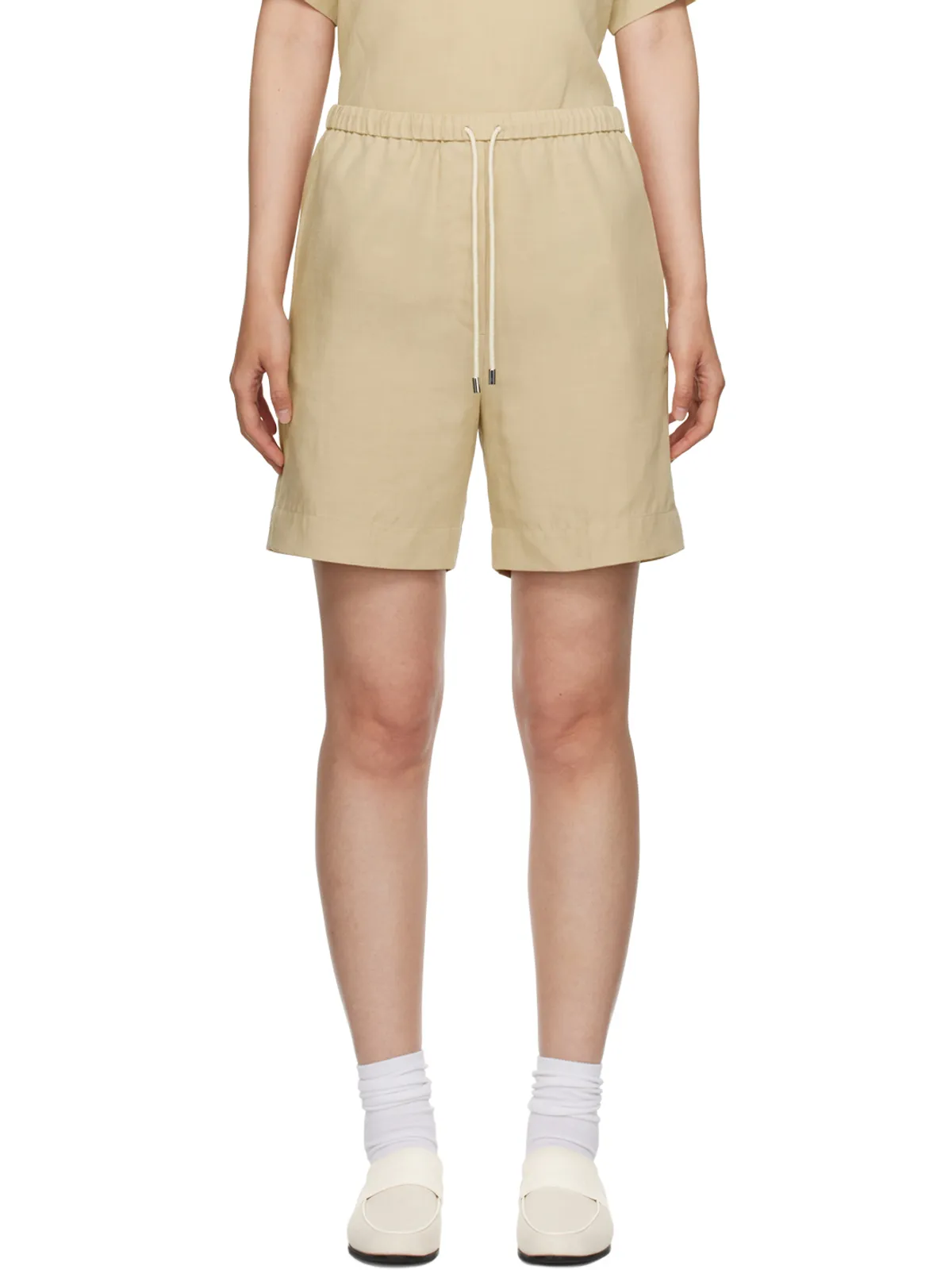 TOTEME ドローストリング ショートパンツ - 画像1