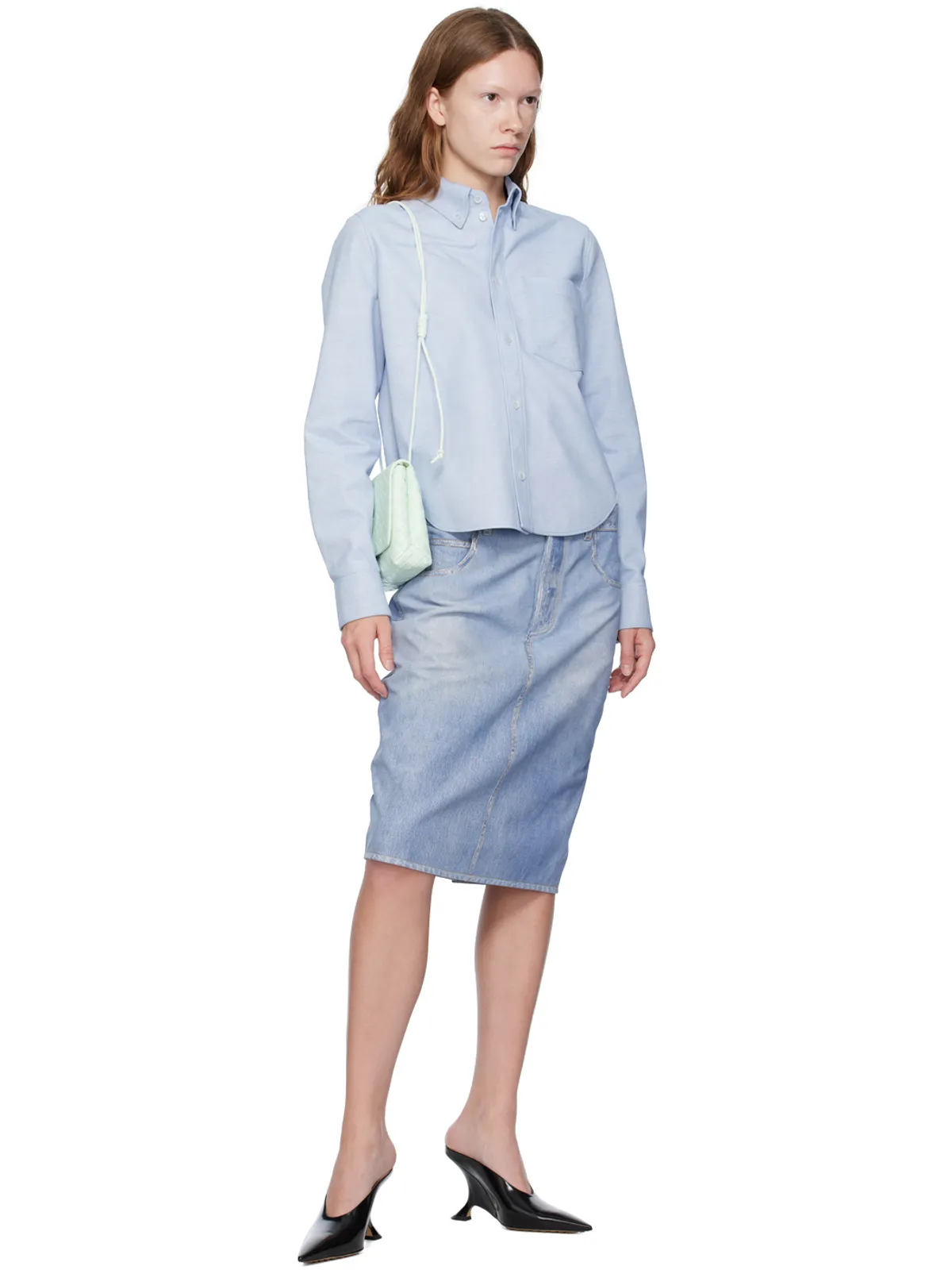 Bottega Veneta ミニ イントレチャート バッグ - 画像4