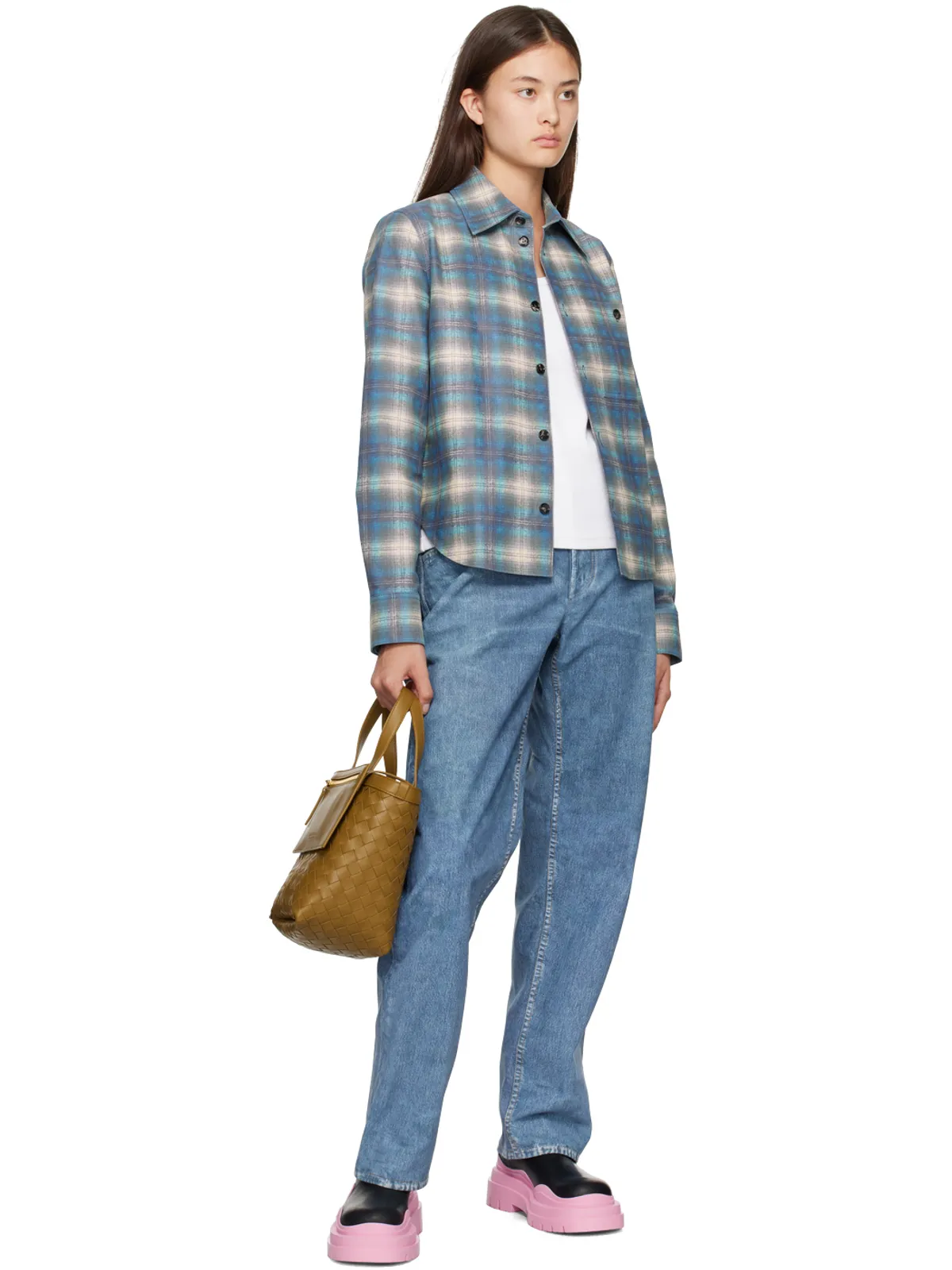 Bottega Veneta スモール Flip Flap トートバッグ - 画像4