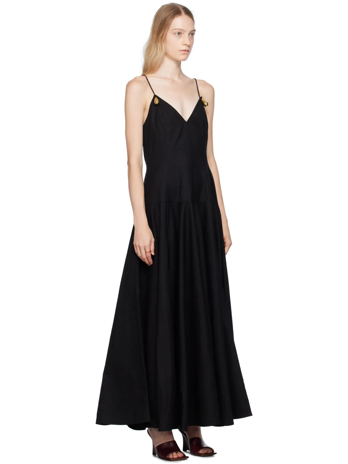 Bottega Veneta Metal Drops マキシドレス - 画像2