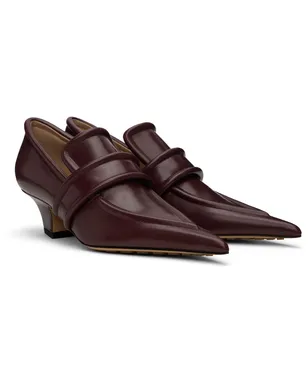 Bottega Veneta バーガンディ Spada ヒール - サムネイル4