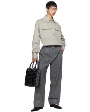 Bottega Veneta ミディアム Classic Intrecciato ブリーフケース - サムネイル4