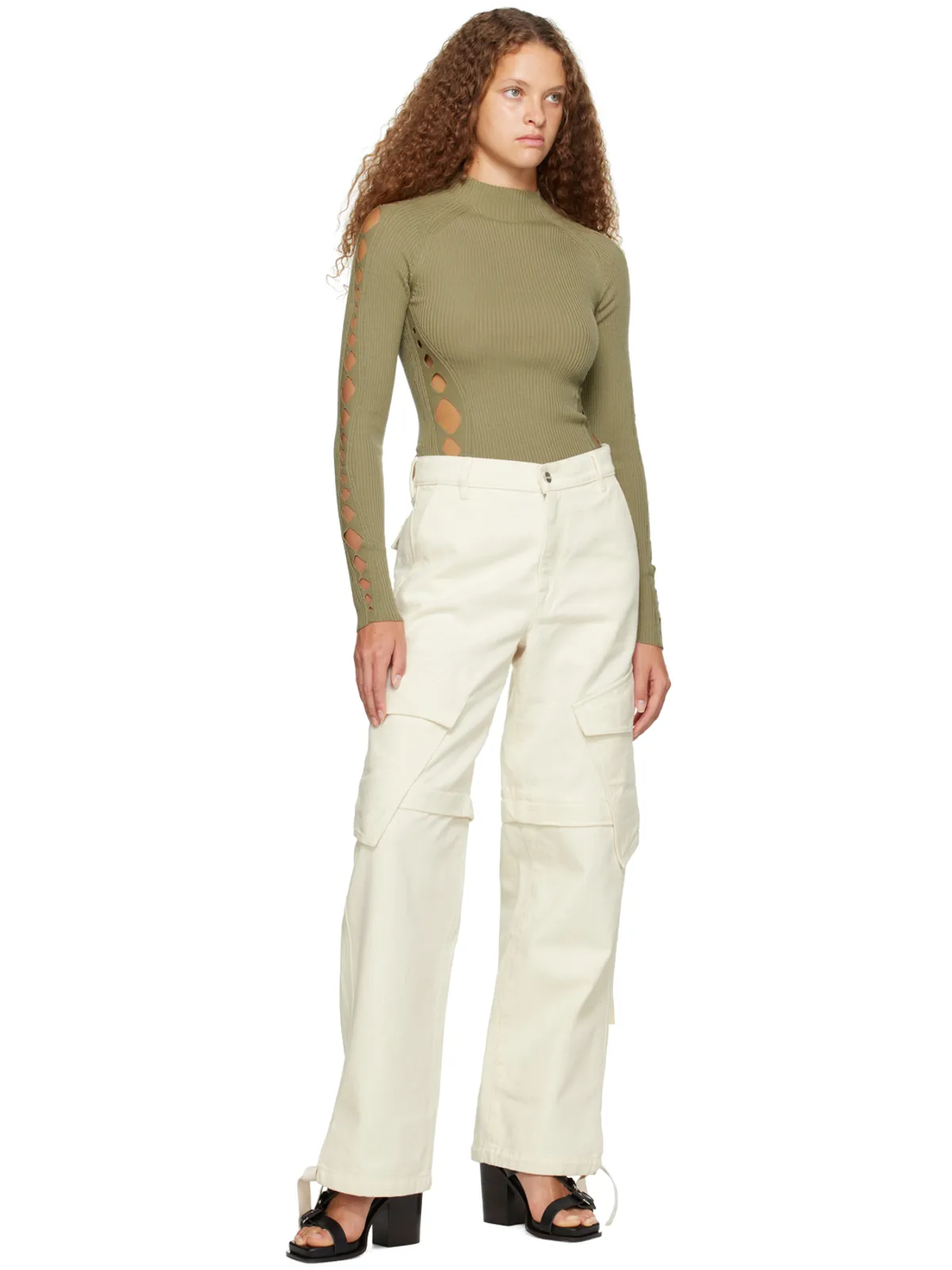 Dion Lee Parachute ジーンズ - 画像4