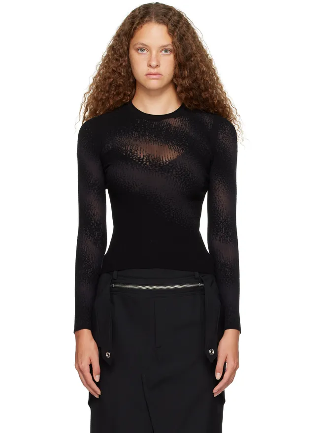 Dion Lee Dion Lee Burn Out 長袖Tシャツの商品画像