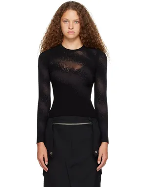 Dion Lee Burn Out 長袖Tシャツ - サムネイル1