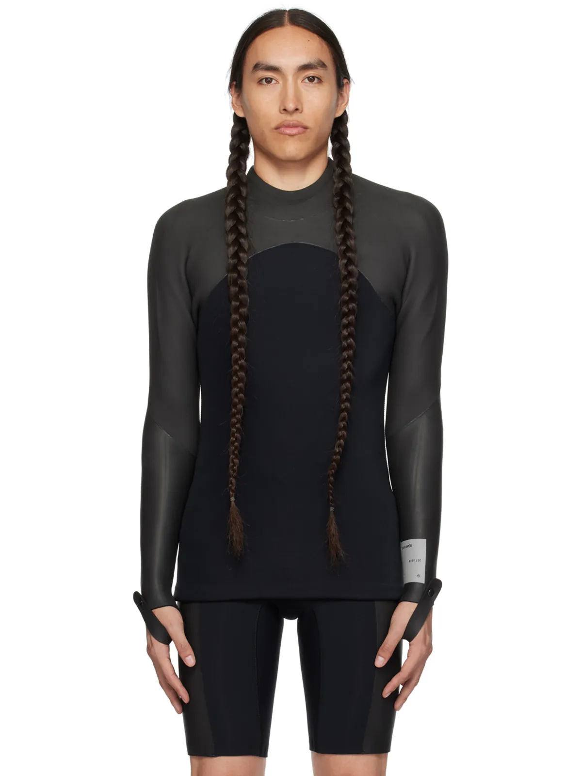 Dion Lee SSENSE限定 Haydenshapes by Dion Leeエディション ブラック＆グレー スイムウェア - 画像1