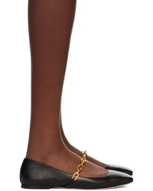 Jimmy Choo Diamondコレクション ブラック Tilda バレエシューズ - サムネイル1