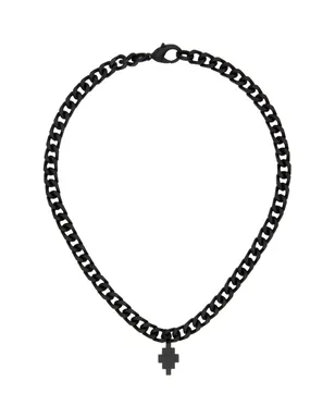 Marcelo Burlon County of Milan ブラック クロス ペンダント ネックレス - サムネイル1
