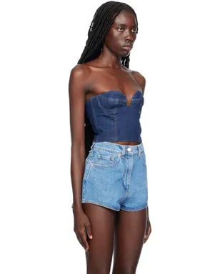 Magda Butrym コルセット デニム トップス - サムネイル2