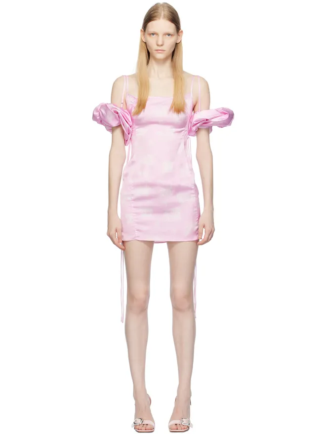 JACQUEMUS JACQUEMUS Le Chouchouコレクション オフホワイト La Mini Robe Chouchou ミニワンピースの商品画像