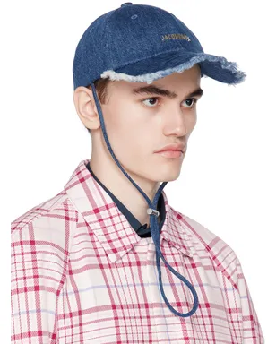 JACQUEMUS Le Chouchouコレクション ブルー La Casquette Artichaut キャップ - サムネイル2