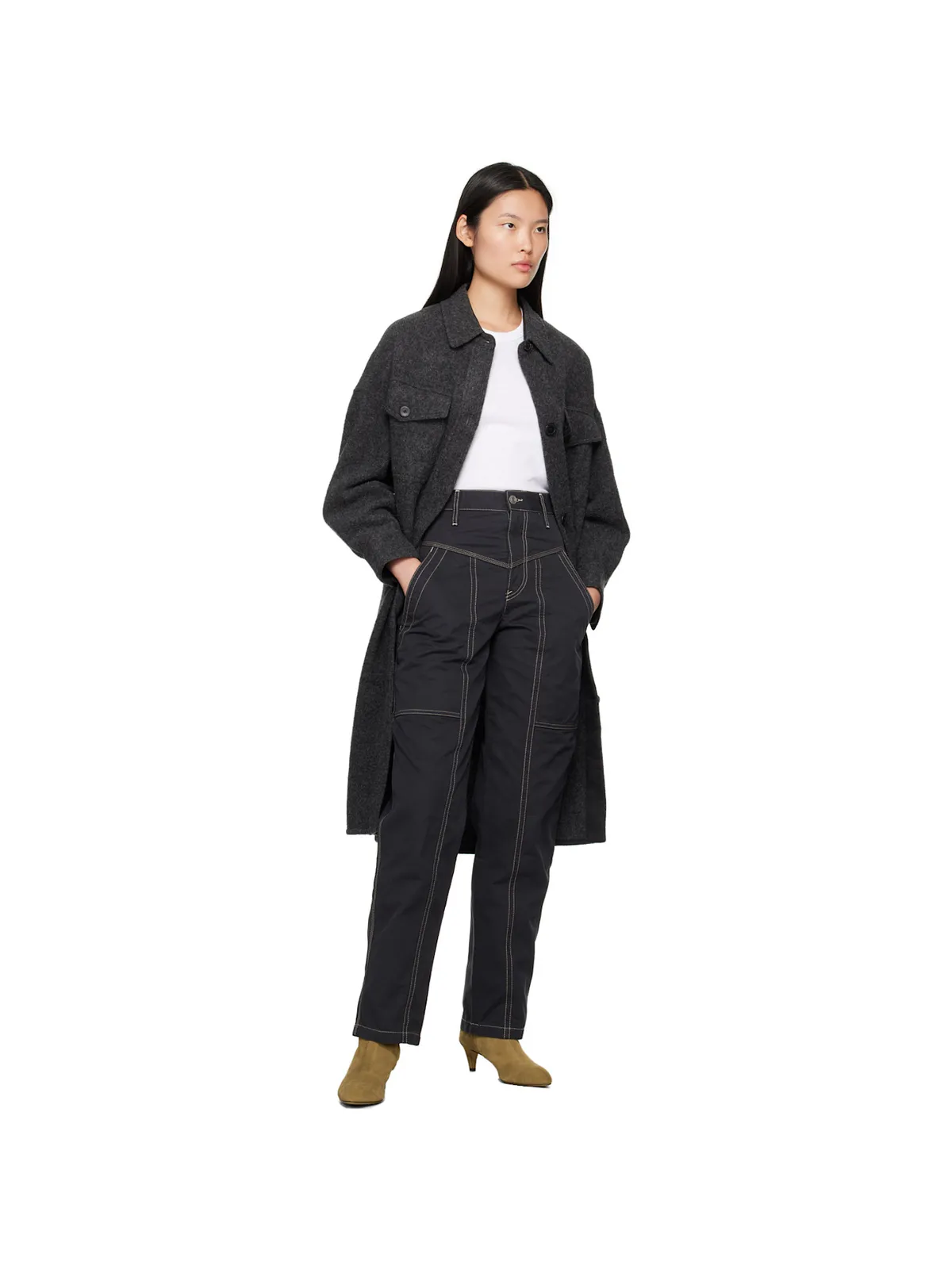 Isabel Marant Etoile Denzel トラウザーズ - 画像4