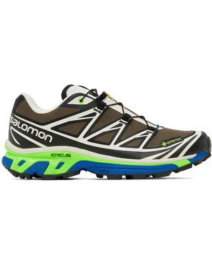 Salomon SSENSE XX ブラウン XT-6 GTX スニーカー - サムネイル1