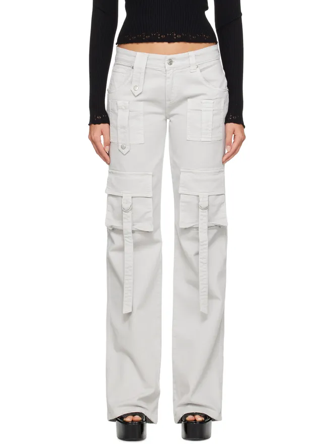 Blumarine Blumarine シンチストラップ カーゴパンツの商品画像