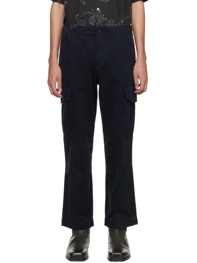 Officine Generale Officine Generale ネイビー Kenny カーゴパンツの商品画像