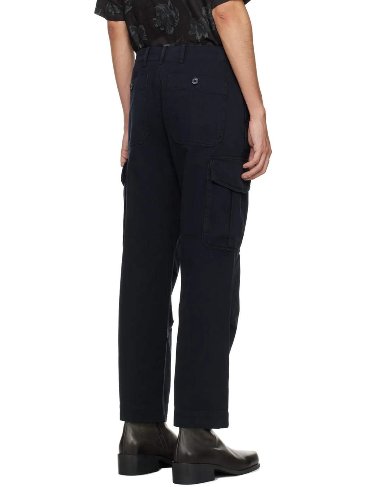 Officine Generale ネイビー Kenny カーゴパンツ - 画像3