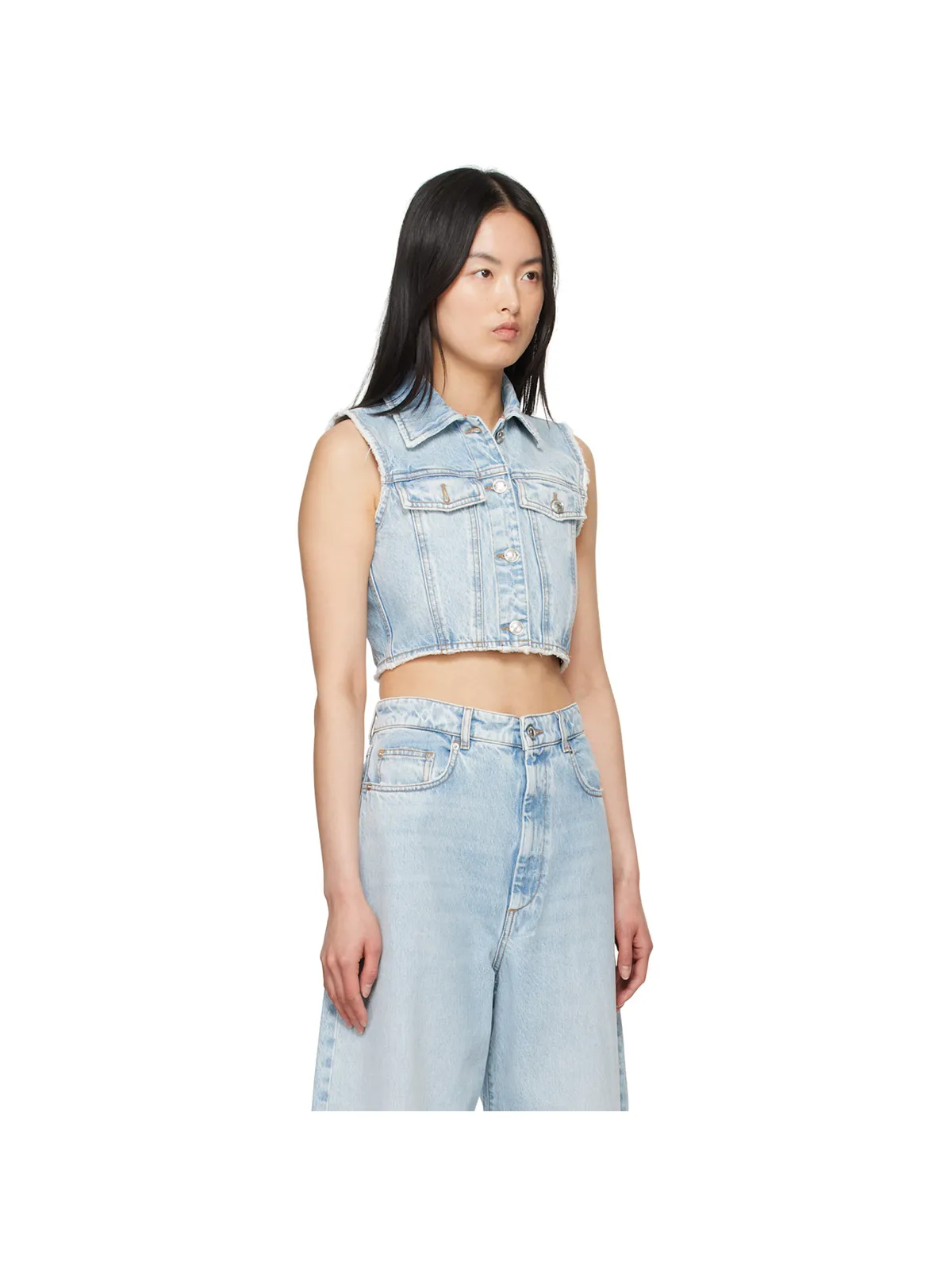 Sportmax Scire デニムベスト - 画像2