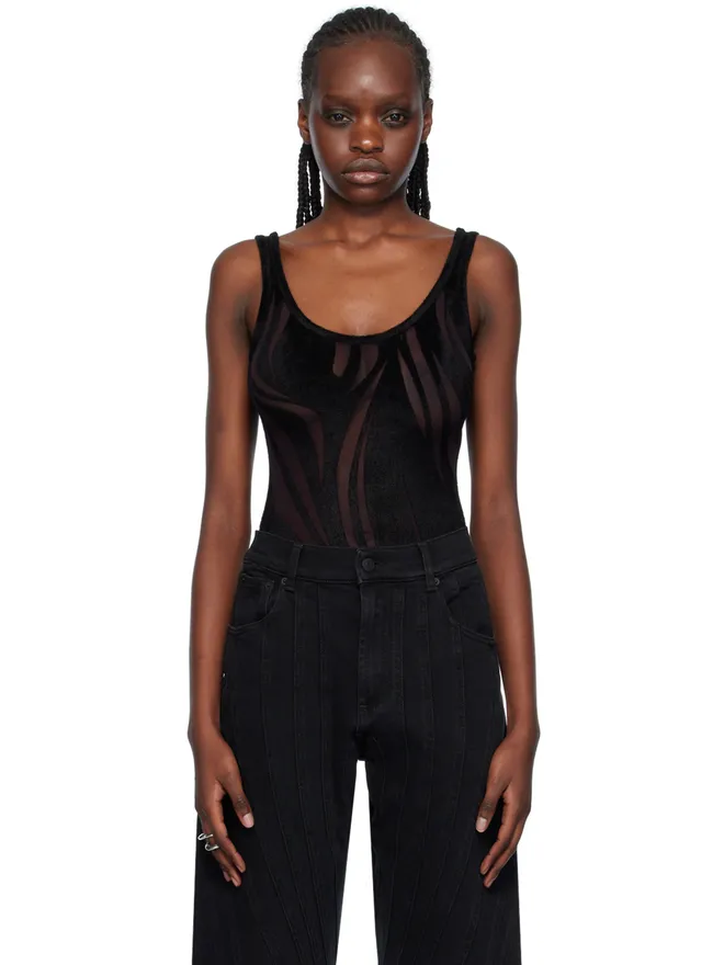 Mugler Mugler フロック ボディスーツの商品画像