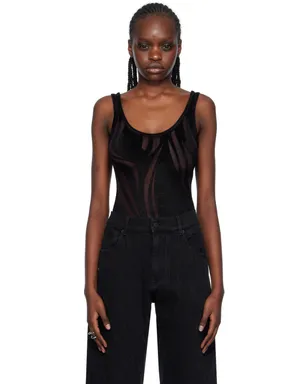Mugler フロック ボディスーツ - サムネイル1