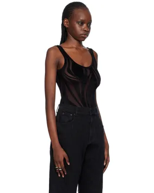 Mugler フロック ボディスーツ - サムネイル2