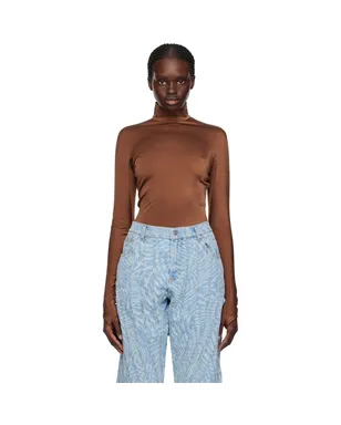Mugler モックネック ボディスーツ - サムネイル1